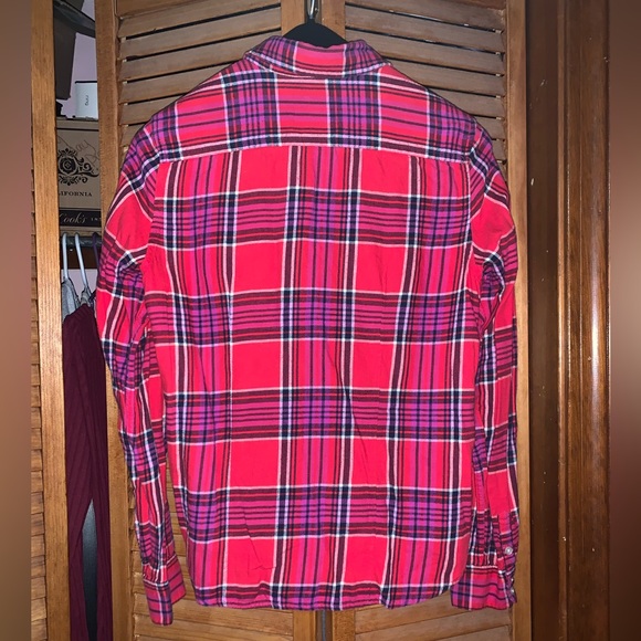 AEO plaid flannel. - Picture 2 of 4